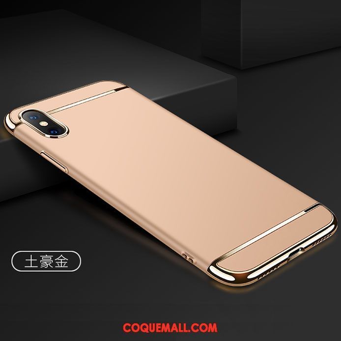 Étui iPhone X Noir Tout Compris Bleu, Coque iPhone X Plastique Incassable