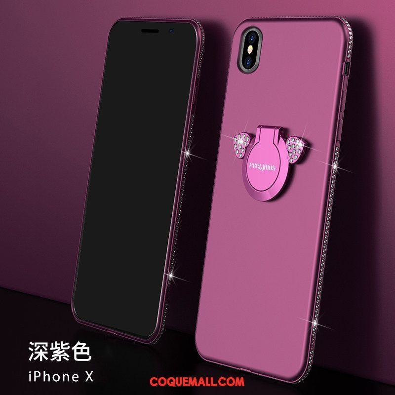 Étui iPhone X Nouveau Luxe Tout Compris, Coque iPhone X Personnalité Téléphone Portable