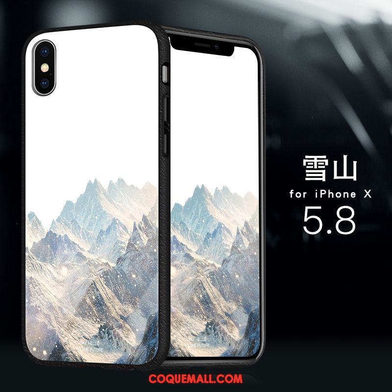 Étui iPhone X Personnalité Créatif Or, Coque iPhone X Luxe Tendance