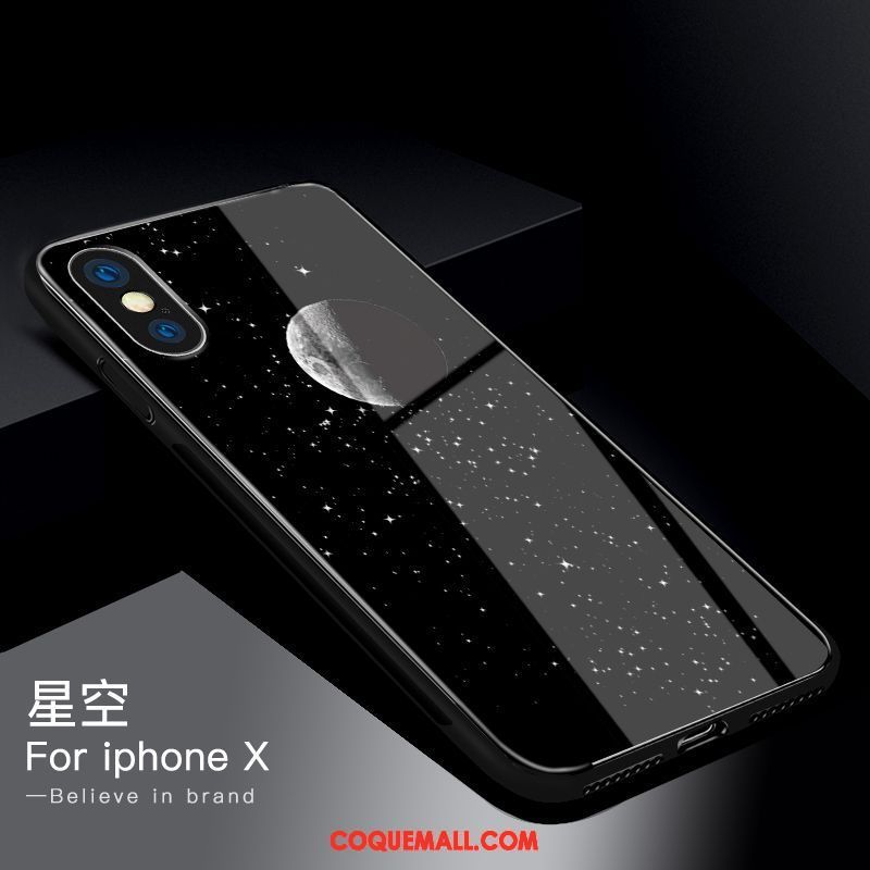 Étui iPhone X Personnalité Créatif Or, Coque iPhone X Luxe Tendance