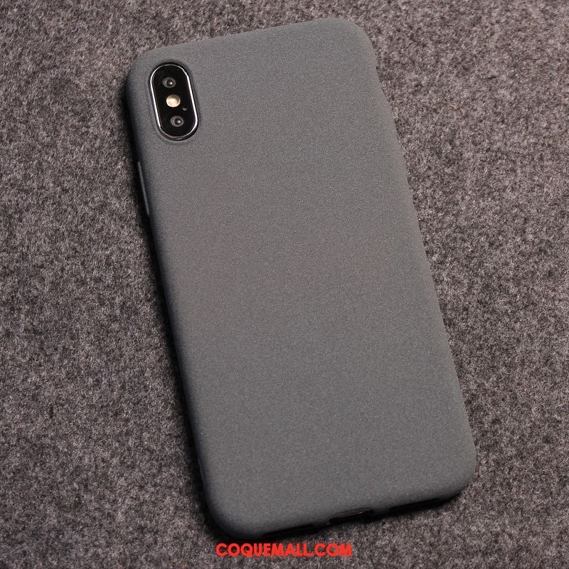 Étui iPhone X Protection Créatif Vin Rouge, Coque iPhone X Délavé En Daim Incassable