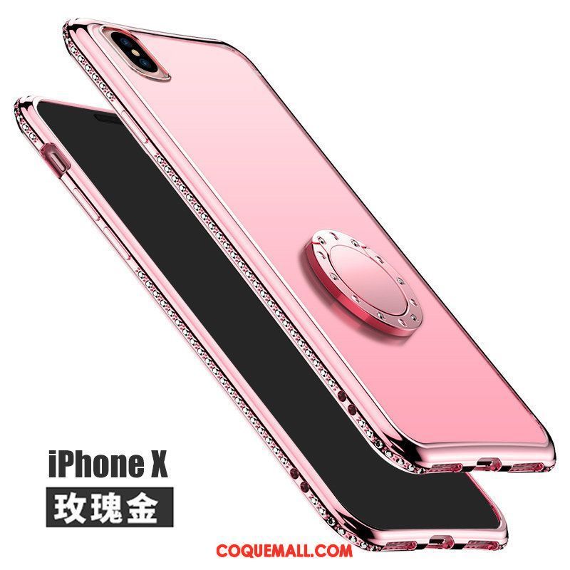 Étui iPhone X Silicone Nouveau Créatif, Coque iPhone X Clair Téléphone Portable