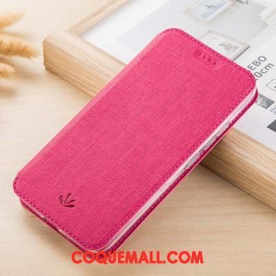 Étui iPhone X Tissu Modèle Fleurie Protection, Coque iPhone X Téléphone Portable Étui En Cuir