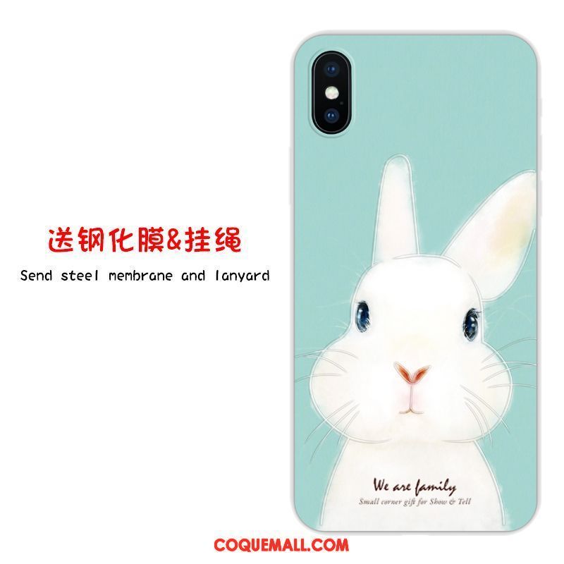 Étui iPhone X Tout Compris Charmant Silicone, Coque iPhone X Rose Incassable