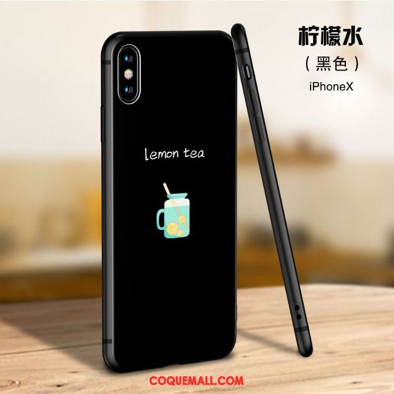 Étui iPhone X Téléphone Portable Marque De Tendance Nouveau, Coque iPhone X Dessin Animé Incassable