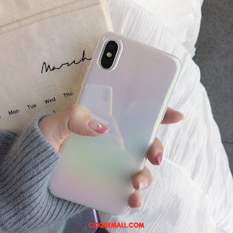 Étui iPhone X Violet Difficile Frais, Coque iPhone X Téléphone Portable Petit