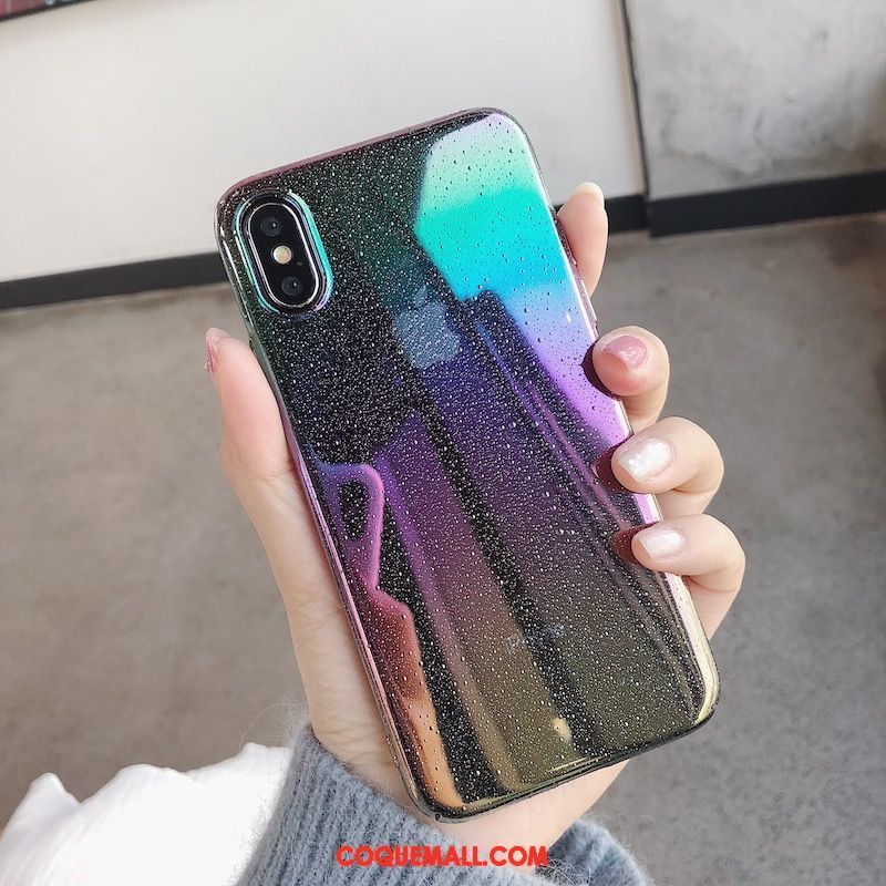 Étui iPhone X Violet Difficile Frais, Coque iPhone X Téléphone Portable Petit