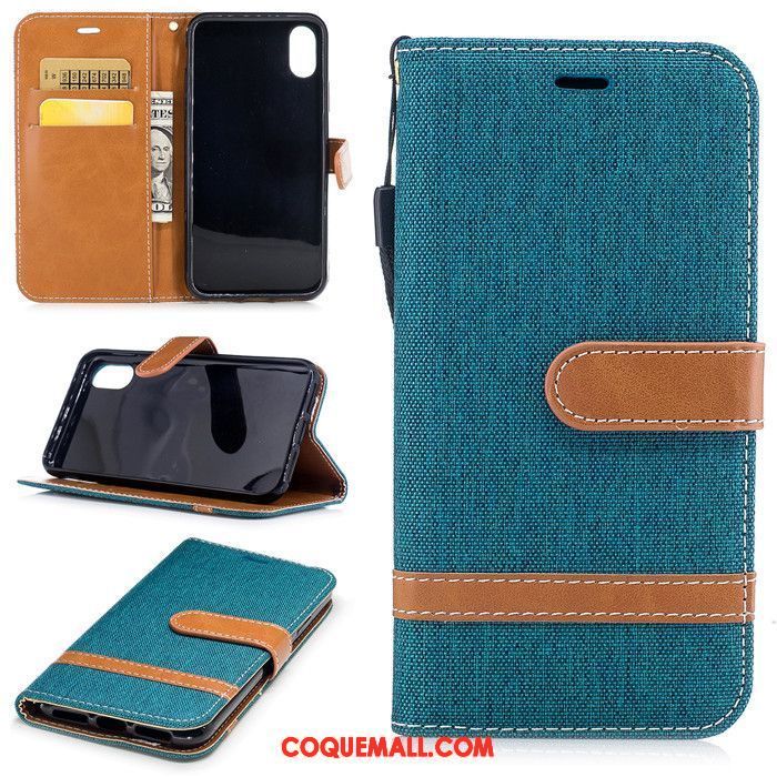 Étui iPhone X Étui En Cuir Fluide Doux Protection, Coque iPhone X Luxe Tendance