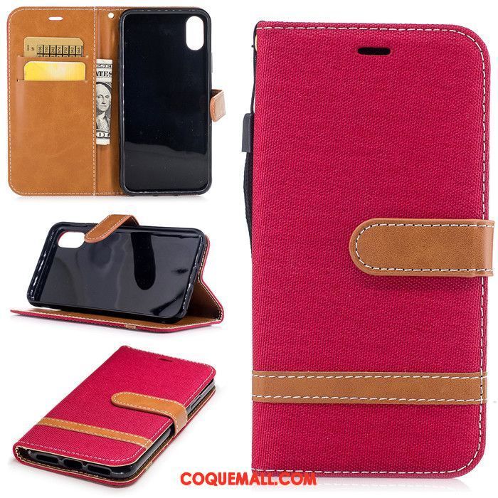 Étui iPhone X Étui En Cuir Fluide Doux Protection, Coque iPhone X Luxe Tendance