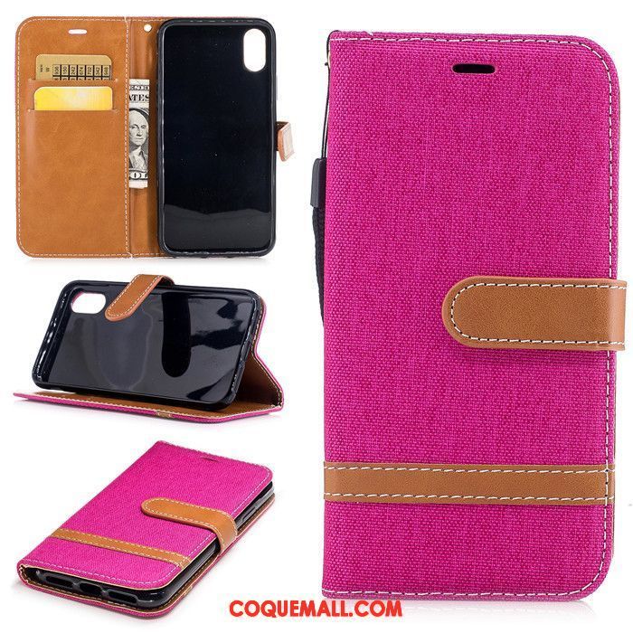 Étui iPhone X Étui En Cuir Fluide Doux Protection, Coque iPhone X Luxe Tendance