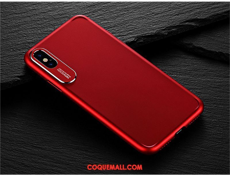 Étui iPhone X Étui En Cuir Protection Incassable, Coque iPhone X Téléphone Portable Placage