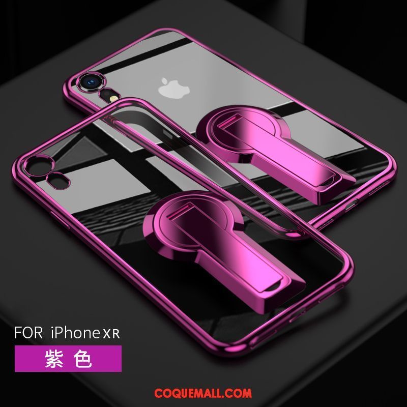 Étui iPhone Xr Créatif Fluide Doux Incassable, Coque iPhone Xr Net Rouge Rouge