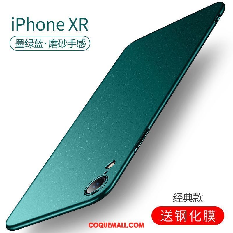 Étui iPhone Xr Magnétisme Créatif Délavé En Daim, Coque iPhone Xr Difficile Personnalité