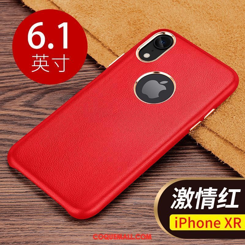 Étui iPhone Xr Marque De Tendance Tout Compris Petit, Coque iPhone Xr Téléphone Portable Personnalité