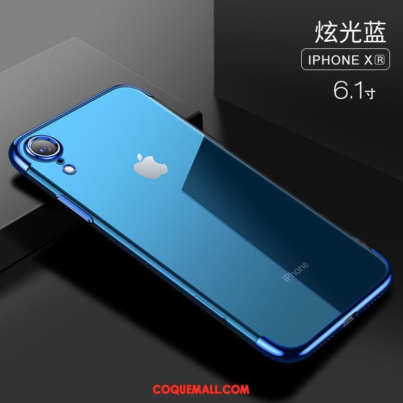 Étui iPhone Xr Net Rouge Très Mince Nouveau, Coque iPhone Xr Incassable Marque De Tendance