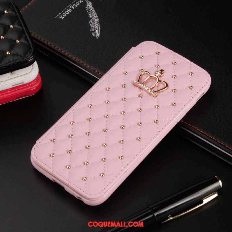 Étui iPhone Xr Étui En Cuir Téléphone Portable Blanc, Coque iPhone Xr Strass Protection