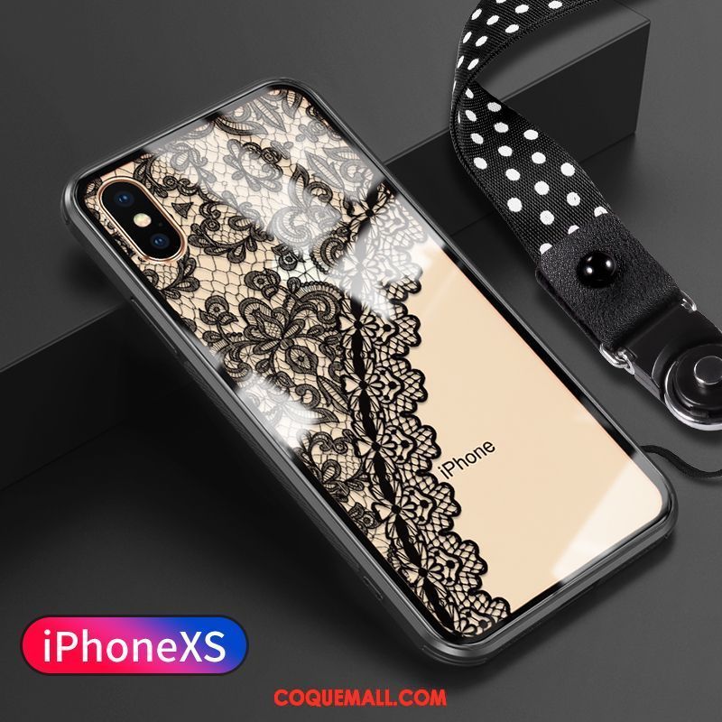 Étui iPhone Xs Dentelle Téléphone Portable Europe, Coque iPhone Xs Marque De Tendance Tout Compris