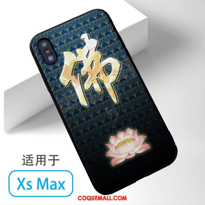 Étui iPhone Xs Max Bouddha Jaune Téléphone Portable, Coque iPhone Xs Max