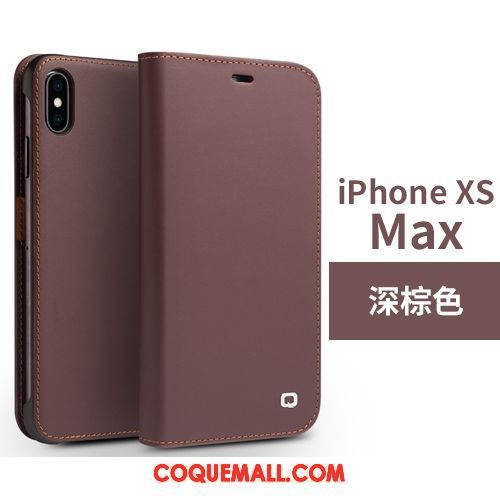 Étui iPhone Xs Max Business Protection Téléphone Portable, Coque iPhone Xs Max Simple Incassable