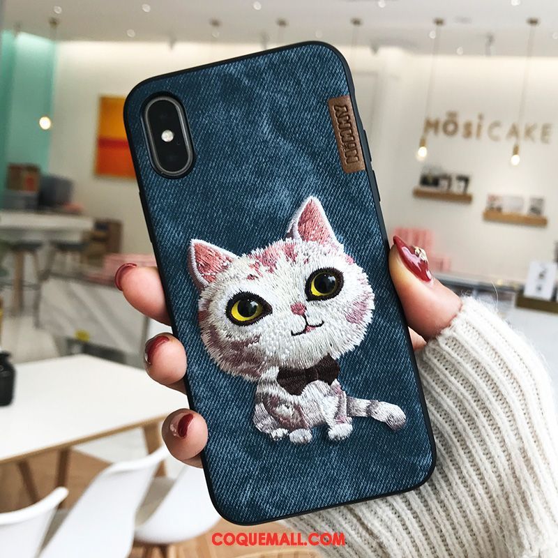 Étui iPhone Xs Max Charmant Incassable Nouveau, Coque iPhone Xs Max Net Rouge Dessin Animé