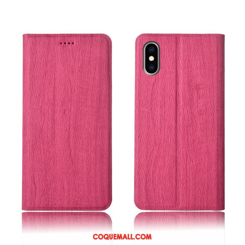 Étui iPhone Xs Max Créatif Modèle Fleurie Clamshell, Coque iPhone Xs Max Incassable Protection