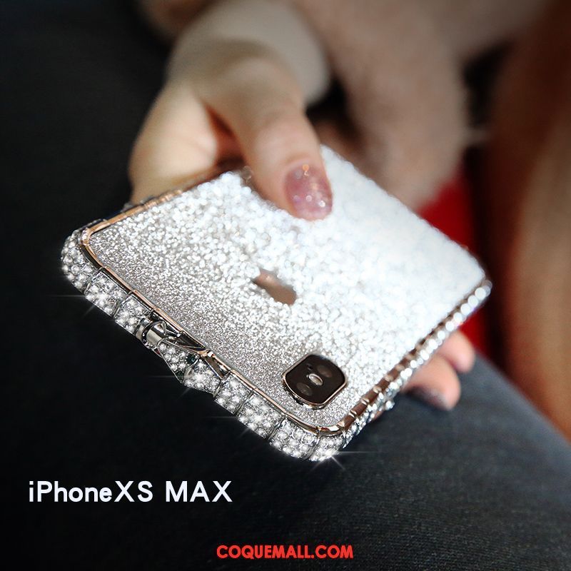 Étui iPhone Xs Max Délavé En Daim Incassable Rouge, Coque iPhone Xs Max Tendance Téléphone Portable