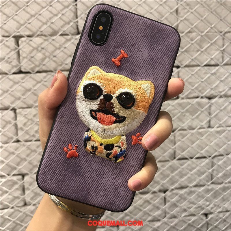 Étui iPhone Xs Max Incassable Bleu Personnalité, Coque iPhone Xs Max Nouveau Tout Compris