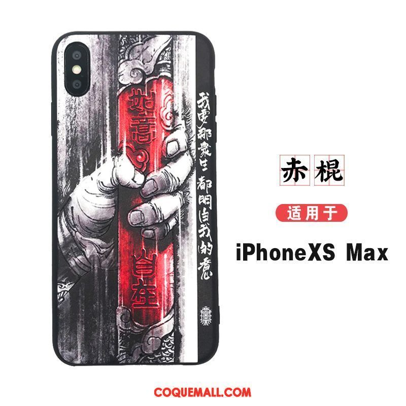 Étui iPhone Xs Max Incassable Téléphone Portable Marque De Tendance, Coque iPhone Xs Max Bleu Ultra