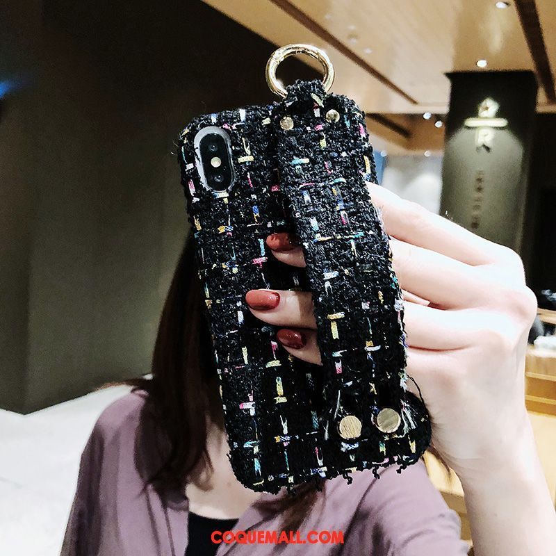 Étui iPhone Xs Max Protection Charmant Marque De Tendance, Coque iPhone Xs Max Tissu Incassable