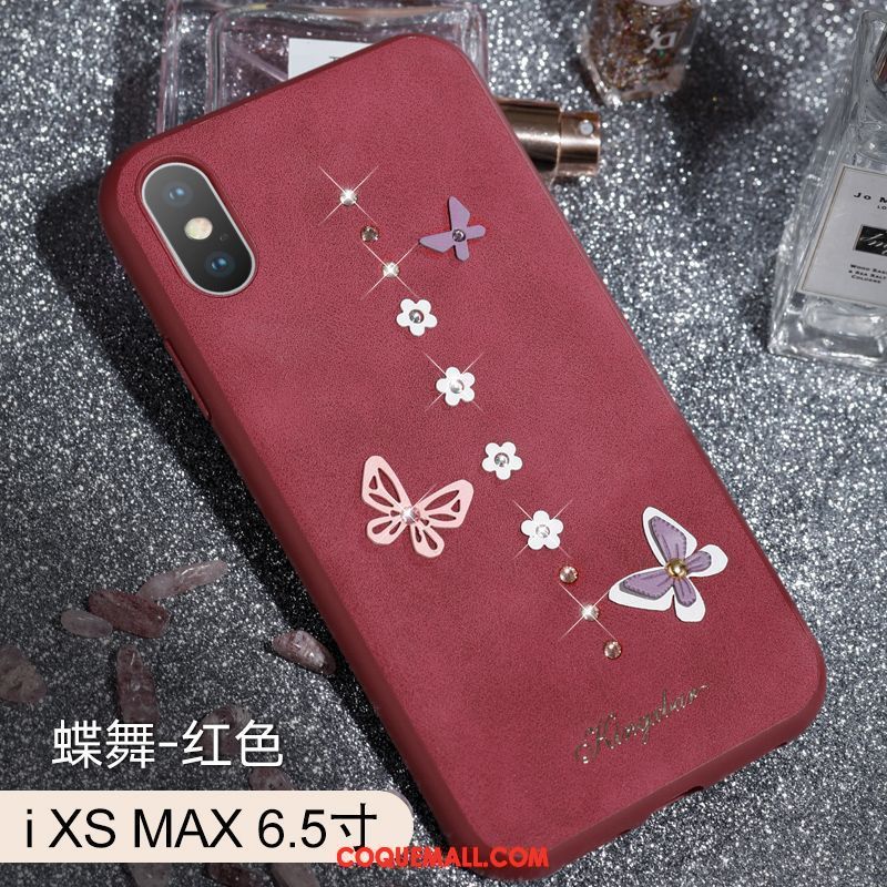 Étui iPhone Xs Max Protection Luxe Luxe, Coque iPhone Xs Max Mode Dimensionnel