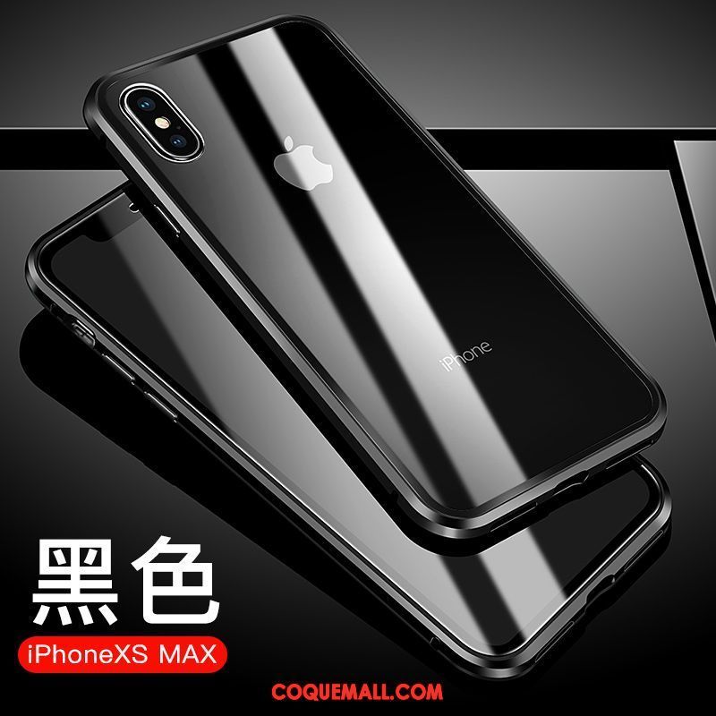 Étui iPhone Xs Max Reversible Tendance Verre, Coque iPhone Xs Max Nouveau Dégradé