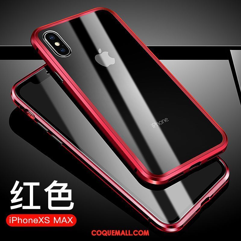 Étui iPhone Xs Max Reversible Tendance Verre, Coque iPhone Xs Max Nouveau Dégradé