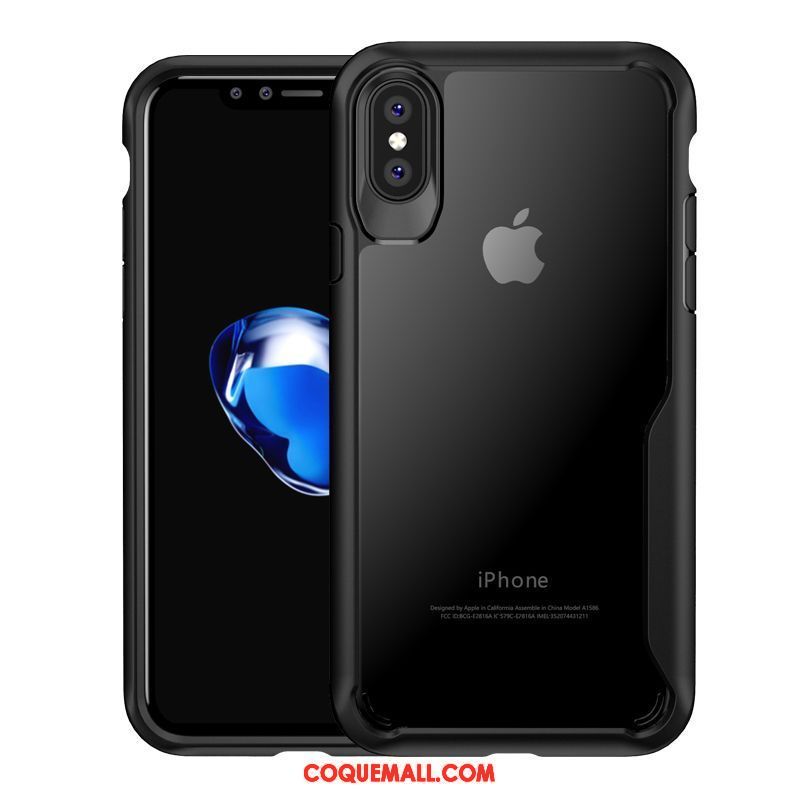 Étui iPhone Xs Max Silicone Incassable Créatif, Coque iPhone Xs Max Marque De Tendance Personnalité