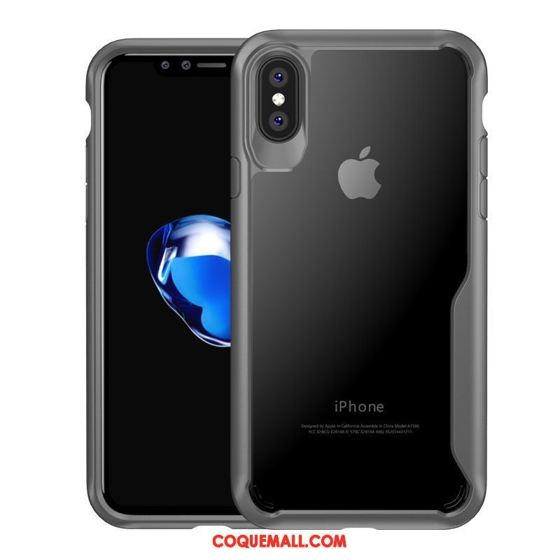 Étui iPhone Xs Max Silicone Incassable Créatif, Coque iPhone Xs Max Marque De Tendance Personnalité