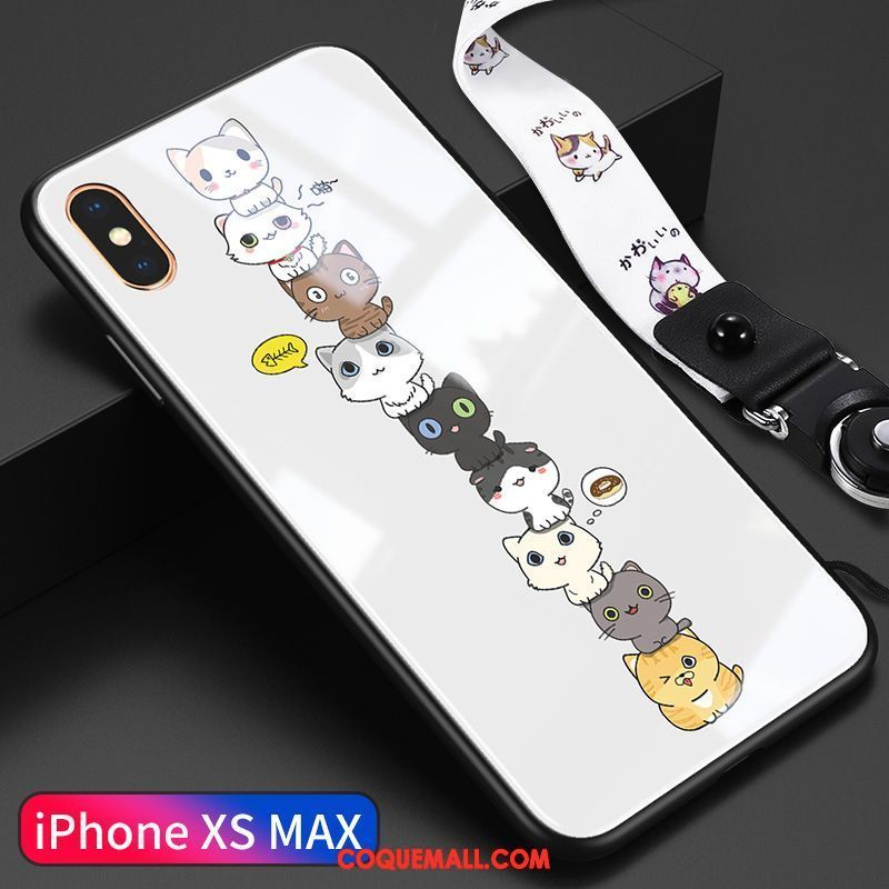 Étui iPhone Xs Max Tout Compris Silicone Charmant, Coque iPhone Xs Max Tendance Incassable