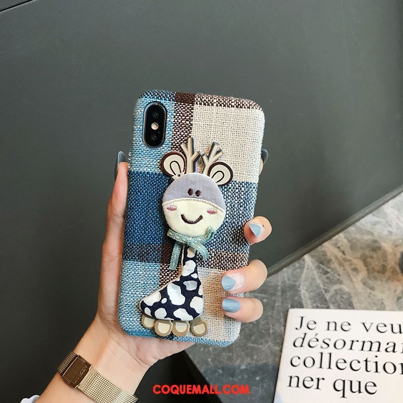 Étui iPhone Xs Max Téléphone Portable Longue Frais, Coque iPhone Xs Max Protection Petit