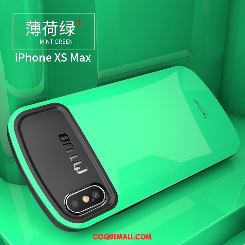 Étui iPhone Xs Max Téléphone Portable Tendance Nouveau, Coque iPhone Xs Max Net Rouge Protection Beige