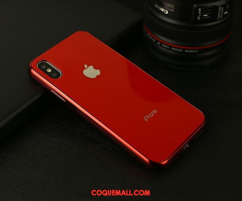 Étui iPhone Xs Max Verre Marque De Tendance Border, Coque iPhone Xs Max Nouveau Incassable