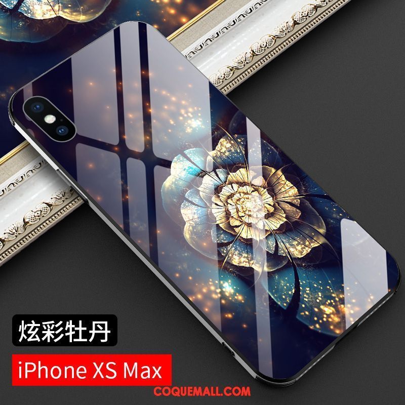 Étui iPhone Xs Max Violet Créatif Personnalité, Coque iPhone Xs Max Luxe Très Mince
