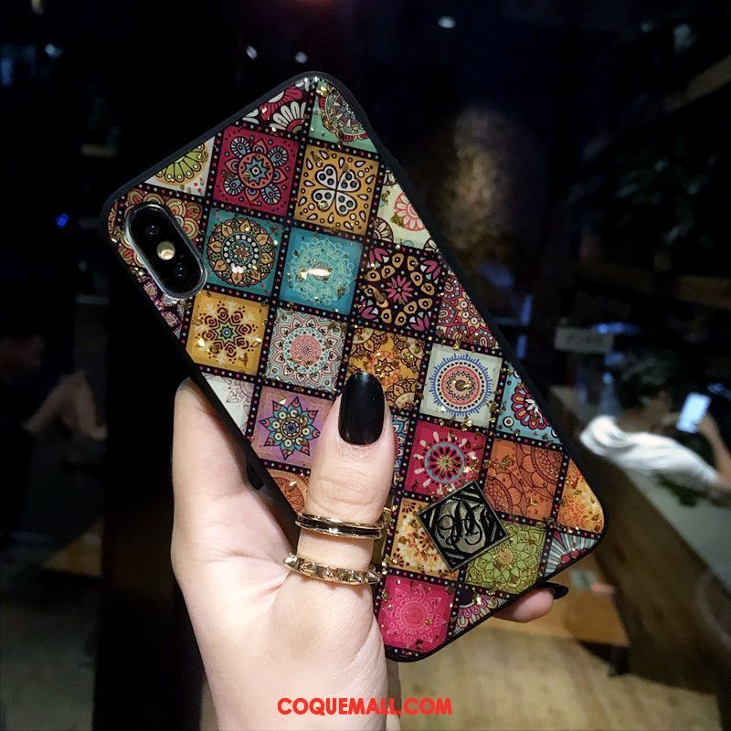 Étui iPhone Xs Nouveau Marque De Tendance Fluide Doux, Coque iPhone Xs Vintage Europe