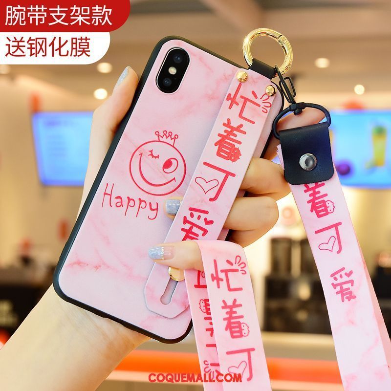 Étui iPhone Xs Personnalité Marque De Tendance Floral, Coque iPhone Xs Nouveau Créatif