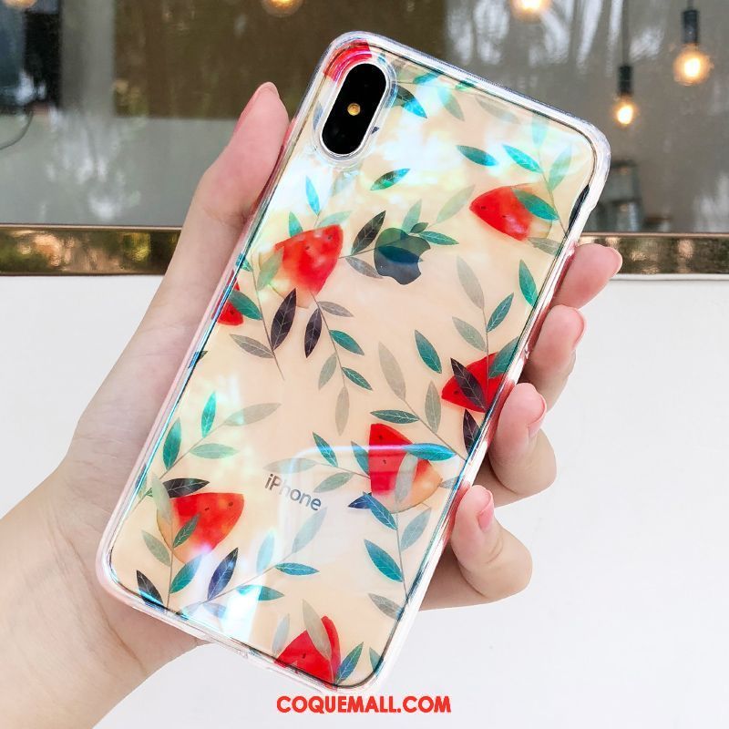 Étui iPhone Xs Protection Téléphone Portable Marque De Tendance, Coque iPhone Xs Silicone Tout Compris