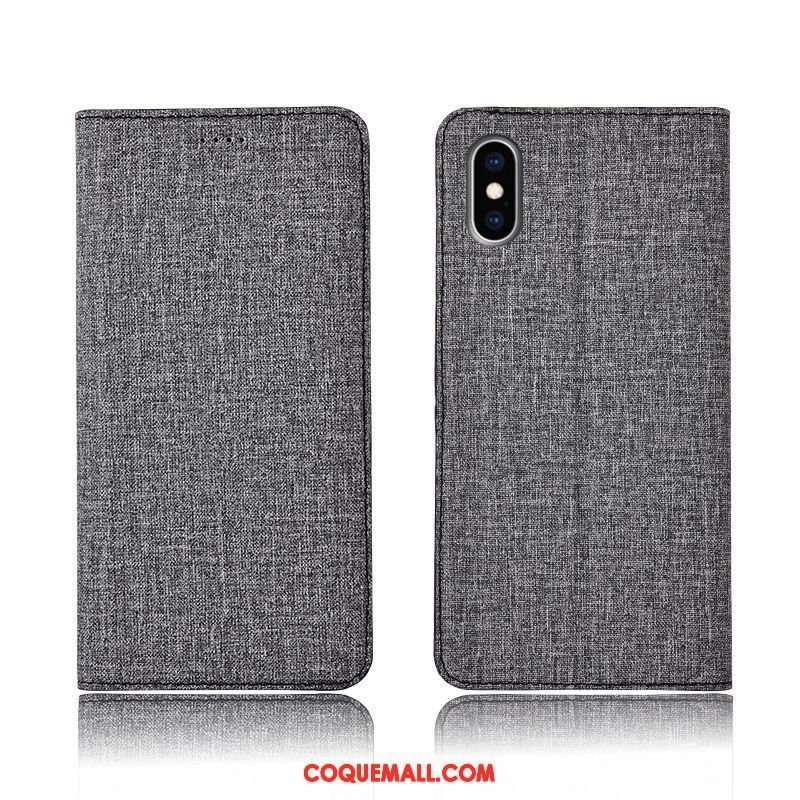 Étui iPhone Xs Étui En Cuir Protection Créatif, Coque iPhone Xs Silicone Clamshell