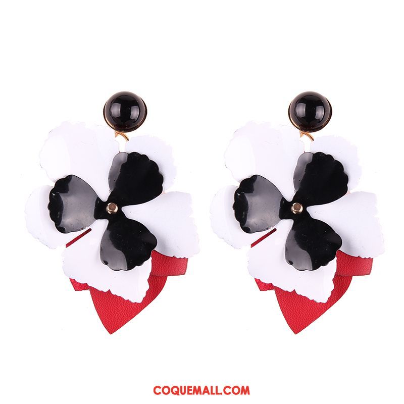 Boucles D'oreilles Femme Gros All-match Fleurs, Boucles D'oreilles Personnalité Fleur