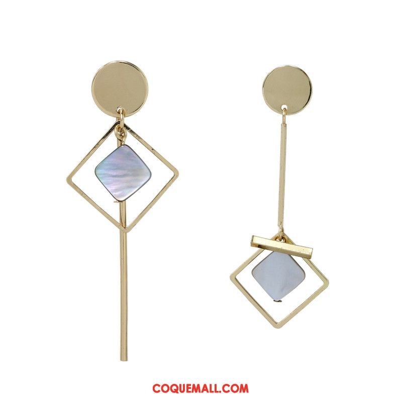 Boucles D'oreilles Femme Rouge Réseau Pendentif, Boucles D'oreilles Tendance Personnalité Gold