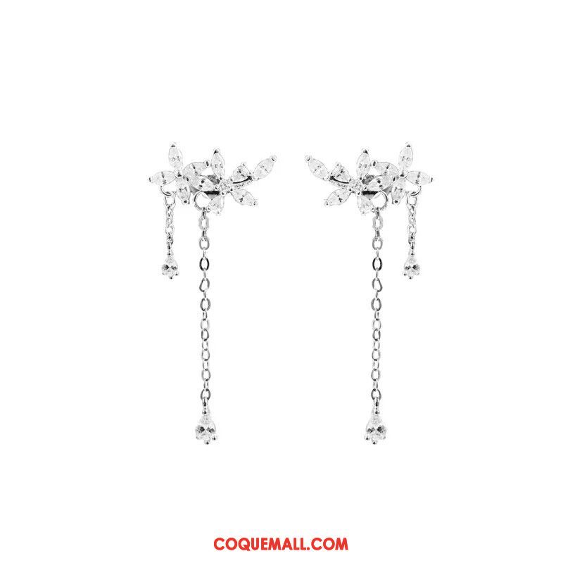 Boucles D'oreilles Femme Tempérament All-match Argenté, Boucles D'oreilles Ultra Petit