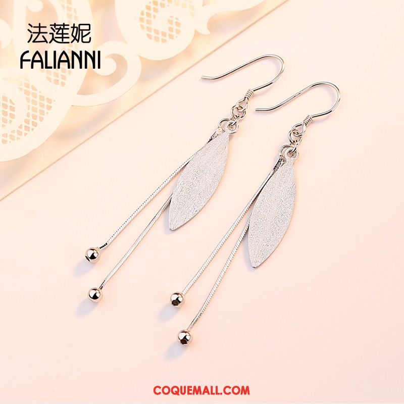 Boucles D'oreilles Femme Tempérament Personnalité Argenté, Boucles D'oreilles Tassel Rose Gold