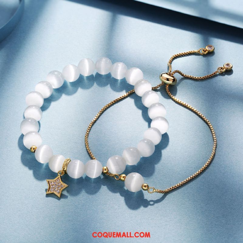 Bracelets Femme Blanc Cadeau D'anniversaire Accessoires, Bracelets Bracelet Cœur