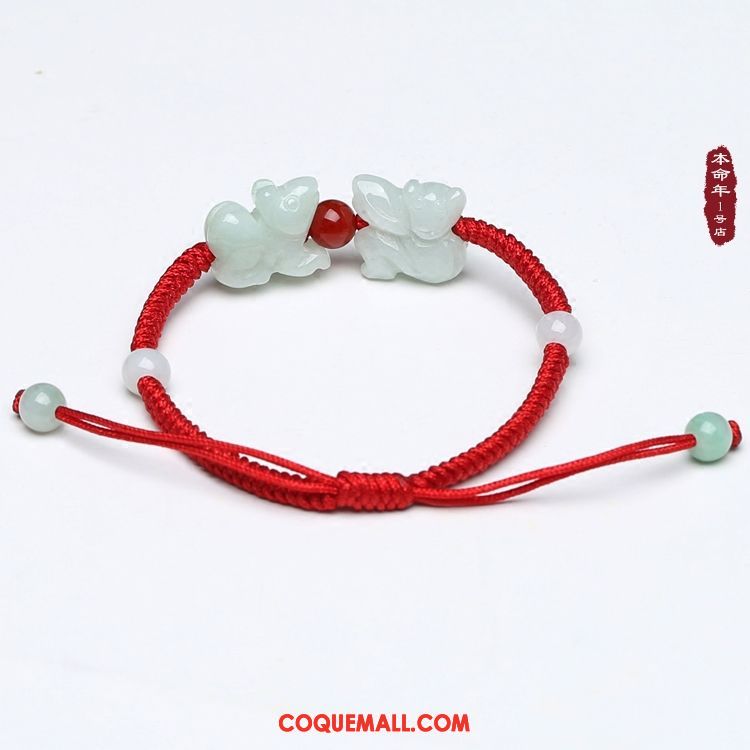 Bracelets Femme Bracelet Rouge Dragon, Bracelets