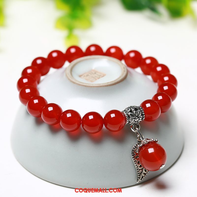 Bracelets Femme Cristal Nouveau Rouge, Bracelets Anniversaire Bracelet